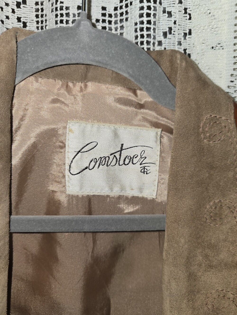 Comstock Vintage Leather Vest, Geunine Leather, Size 6, Usa - Picture 3 of 8